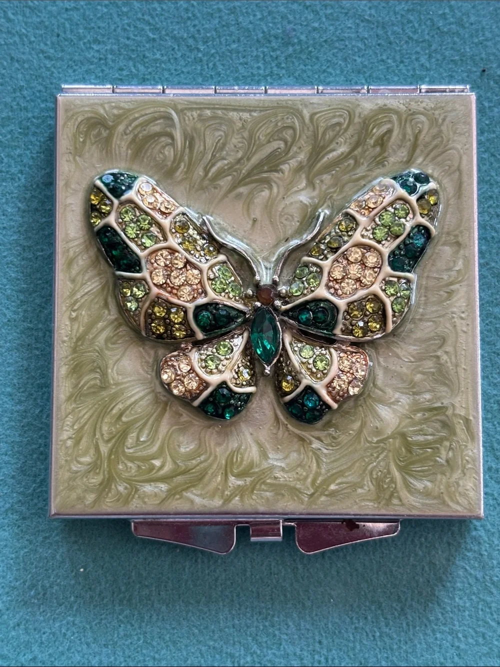 Butterfly Makeup compact mirror